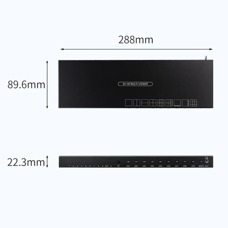 EDA0067653_B2.webp Measy MV4391 9-screen 4K HDMI 1080P Simultaneous Display Splitter - Image 3