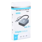 BYL-2320 4 in 2 USB + USB-C / Type-C to USB 3.2 4 Port HUB Adapter - Image 11
