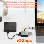 BYL-2320 4 in 2 USB + USB-C / Type-C to USB 3.2 4 Port HUB Adapter - Image 5