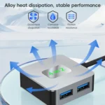 BYL-2320 4 in 2 USB + USB-C / Type-C to USB 3.2 4 Port HUB Adapter - Image 8