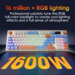 LANGTU L98 Wireless RGB Tri-mode Mechanical Gaming Keyboard - Image 7