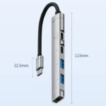 5 in 1 USB-C / Type-C Interface Multi-function HUB Adapter - Image 2