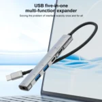 5 in 1 USB-C / Type-C Interface Multi-function HUB Adapter - Image 3