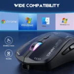 ONIKUMA CW917 RGB 4800DPI Dual Mode Wired + 2.4GHz Wireless Mouse - Image 8
