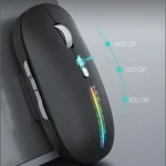 iMICE G901 Bluetooth Dual Mode 7-Button Silent Wireless Gaming Mouse - Image 5