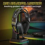 ONIKUMA X13 RGB Colorful Lighting Wired Gaming Headset with Microphone - Image 4