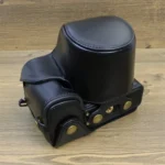 Full Body Leather Camera Case Bag with Strap - Image 3