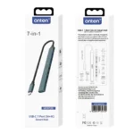 Onten UC972C 7 in 1 USB-C / Type-C to USB3.0 + USB2.0x2 + Type-Cx4 HUB Docking Station - Image 5