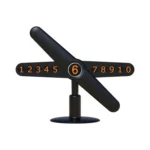 3R-2167 Creative Windmill Rotating Hidden Temporary Car Parking Card