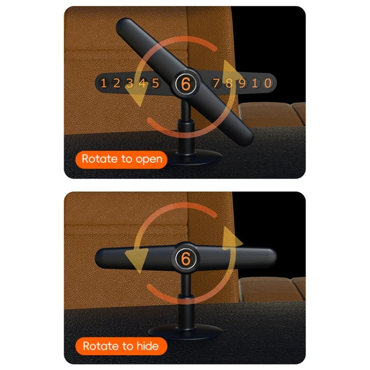 EDA006909701A_2.webp 3R-2167 Creative Windmill Rotating Hidden Temporary Car Parking Card - Image 3