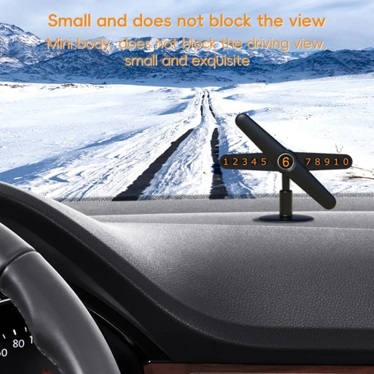 EDA006909701A_5.webp 3R-2167 Creative Windmill Rotating Hidden Temporary Car Parking Card - Image 6