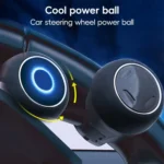 3R-2255 Car Steering Wheel Booster Ball Car Steering Wheel Turning Aid with Light - Image 2