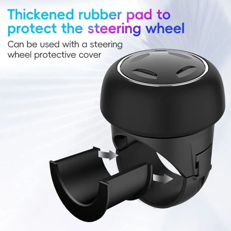 EDA006910001A_3.webp 3R-2255 Car Steering Wheel Booster Ball Car Steering Wheel Turning Aid with Light - Image 4