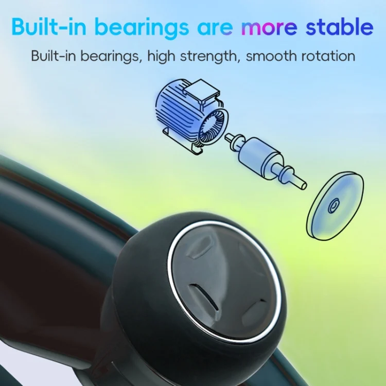 EDA006910001A_4.webp 3R-2255 Car Steering Wheel Booster Ball Car Steering Wheel Turning Aid with Light - Image 5
