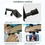 3R-2361 Car Auxiliary Rearview Side Mirror Wide Angle Interior Mirror - Image 7