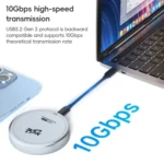 YCE-V195F USB-C / Type-C to M.2 NVMe Magnetic Hard Drive Enclosure - Image 5