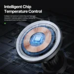 V5 15W Qi2 Air Outlet Car Transparent Magnetic Wireless Charging Holder - Image 6