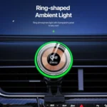 V5 15W Qi2 Air Outlet Car Transparent Magnetic Wireless Charging Holder - Image 9
