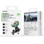 V5 15W Qi2 Air Outlet Car Transparent Magnetic Wireless Charging Holder - Image 10