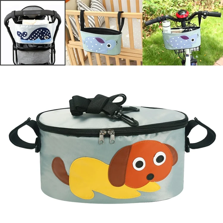 Car Baby Storage Bag Electromobile Bicycle Cart Storage Bag Hanging Bag with Cover