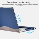 PU Leather Laptop Protective Case with Screen Stand - Image 5
