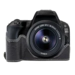 Buffalo Texture PU Leather Camera Half Case Base
