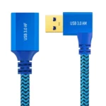USB 3.0 Female To USB 3.0 Male Side Elbow Extension Cable for USB Disk Mouse / Keyboard / Printer