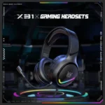 ONIKUMA X31 USB /  3.5mm Wired RGB Light Gaming Headset with Mic, Cable length: 2.2m - Image 5