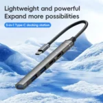 2 Type-C, 3 USB Multifunctional HUB Docking Station - Image 3