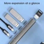 2 Type-C, 3 USB Multifunctional HUB Docking Station - Image 6