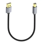 USB 2.0 A Male to B Male Square Port Printer Data Transmission Extension Cable