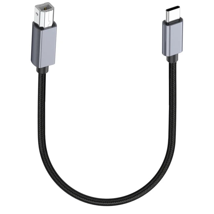 EDA007130101_1.webp USB-C / Type-C to USB-B BM Printer MIDI Keyboard Adapter Cable - Image 2