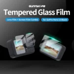 For GoPro HERO13 Black Sunnylife 3 in 1 Lens Protector Front and Rear Screen Tempered Glass Films - Image 2