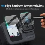 For GoPro HERO13 Black Sunnylife 3 in 1 Lens Protector Front and Rear Screen Tempered Glass Films - Image 3