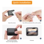 For GoPro HERO13 Black Sunnylife 3 in 1 Lens Protector Front and Rear Screen Tempered Glass Films - Image 7