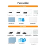 For GoPro HERO13 Black Sunnylife 3 in 1 Lens Protector Front and Rear Screen Tempered Glass Films - Image 8