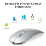 Yesido KB15 Slim 2.4G Rechargeable Wireless Optical Mouse - Image 3