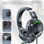 Yesido EK01 Head-mounted RGB Gaming Wired Earphone with Microphone - Image 4