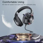 Yesido EK01 Head-mounted RGB Gaming Wired Earphone with Microphone - Image 6