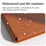 Multifunctional Laptop PU Magnetic Stand Split Liner Bag with Mouse Pad Function - Image 9