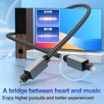 OD5.0mm Toslink Male to Male Digital Optical Audio Cable - Image 3