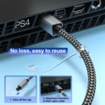 OD5.0mm Toslink Male to Male Digital Optical Audio Cable - Image 6