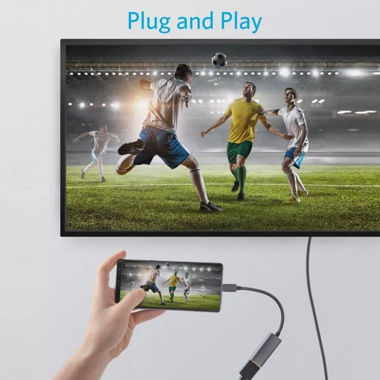 EDA007152201A_4.webp Type-C to HDMI 4K HD Projection Conversion Cable - Image 5