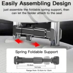 Yesido C117 Car Headrest Backseat Phone & Tablet Holder - Image 6