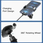 Yesido C122 Car Air Outlet Gravity Clamp Arm Mobile Phone Holder - Image 5