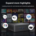 Ninkear N10 Windows 11 Bluetooth 4.2 Mini PC, 16GB+512GB, Intel Processor N100 Alder Lake-N - Image 11