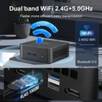 Ninkear N10 Windows 11 Bluetooth 4.2 Mini PC, 16GB+512GB, Intel Processor N100 Alder Lake-N - Image 13