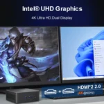 Ninkear N10 Windows 11 Bluetooth 4.2 Mini PC, 16GB+512GB, Intel Processor N100 Alder Lake-N - Image 9