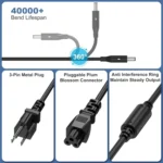 130W 19.5V 6.67A  Laptop Notebook Power Adapter For Dell 4.5 x 3.0 - Image 4