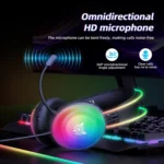 ONIKUMA X29 Head-mounted RGB Light Wired Gaming Headset, Cable Length: 2.2m - Image 2